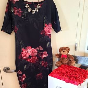 Black Floral dress